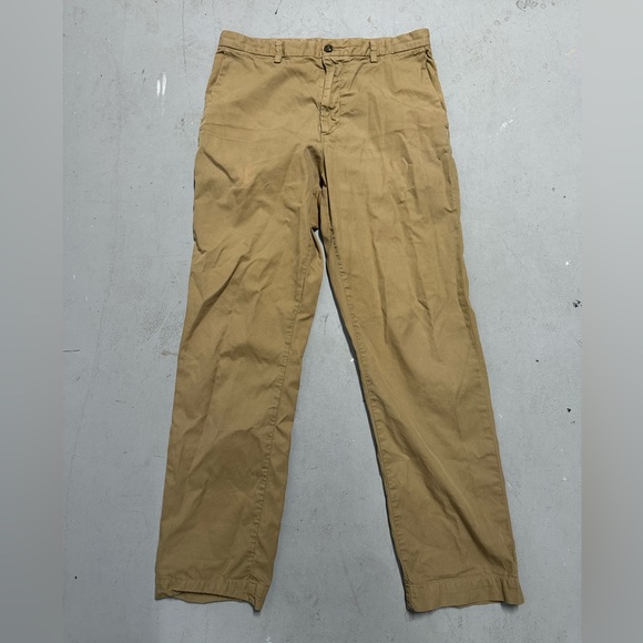SKU Save Khaki United Pants Mens 31 Tan Chino Straight Leg USA Made - Picture 1 of 8